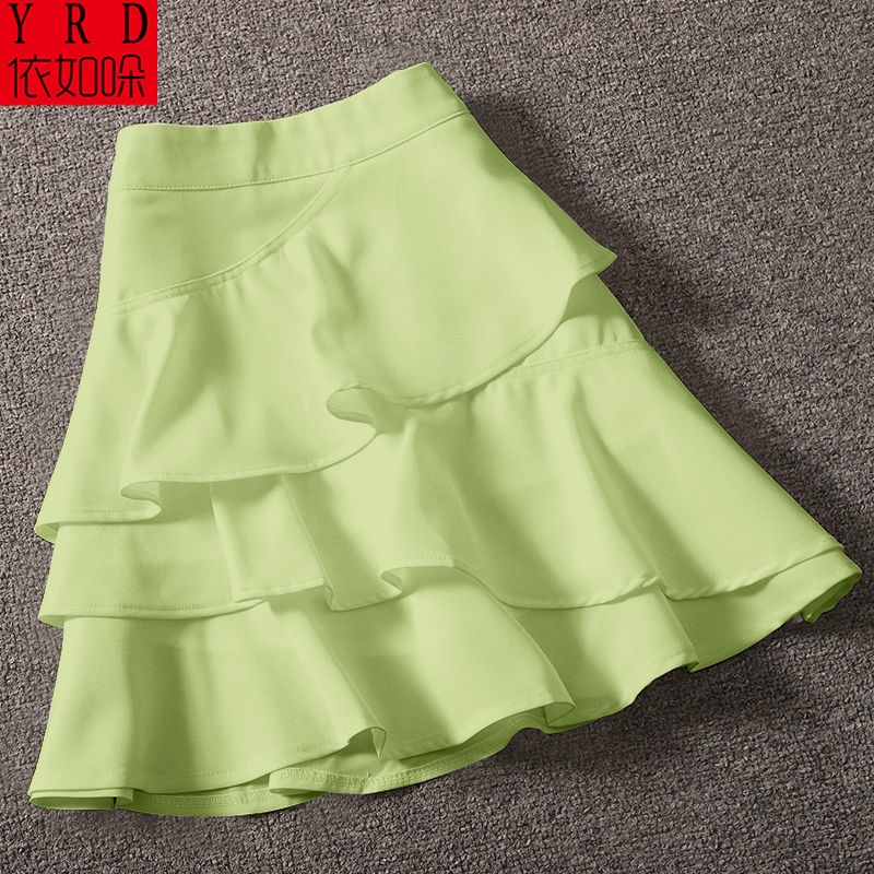 Chân Váy Tầng Dáng Chữ a Lưng Thun Co Giãn Phong Cách Hàn Quốc Thời Trang Cho Nữ