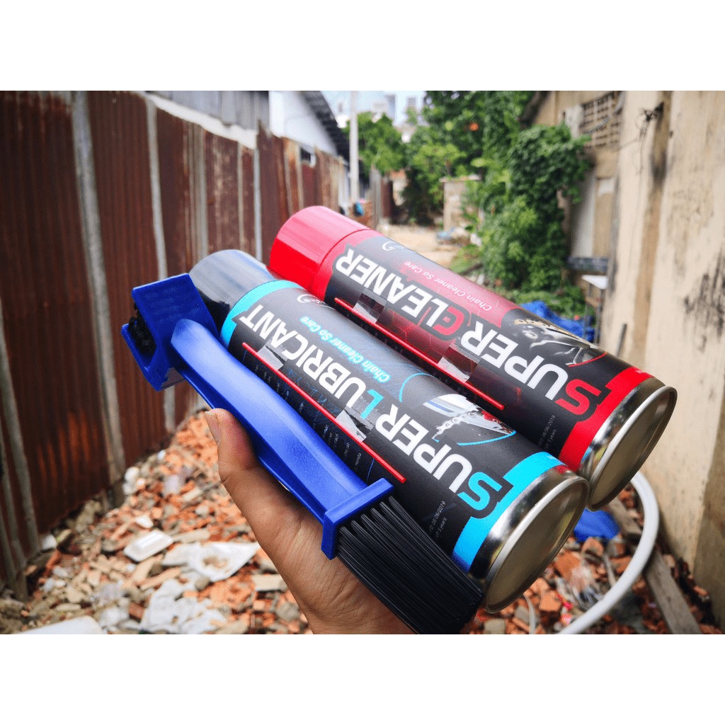 Combo Vệ Sinh Sên Bôi Trơn Socare Chain Lube - Cleaner Tặng Bàn Chải
