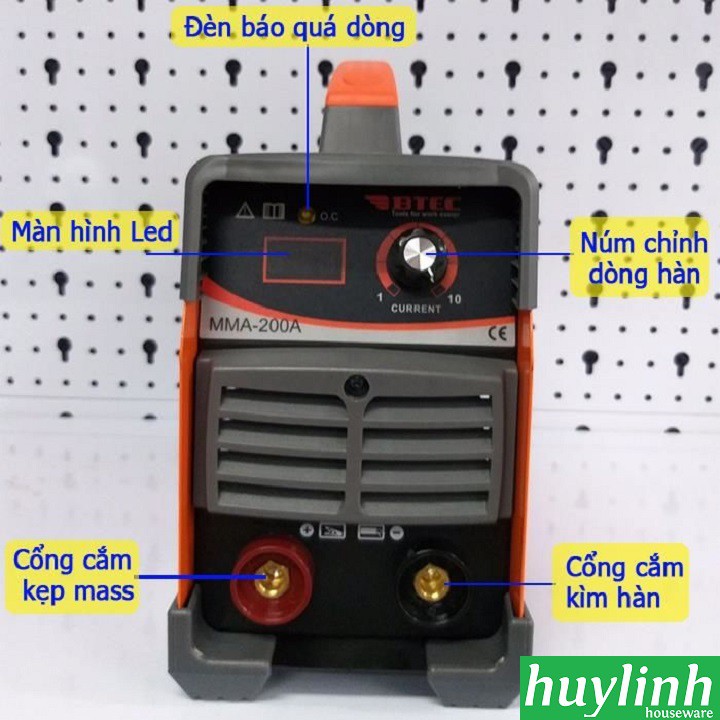 Máy hàn que điện tử Btec MMA-200A