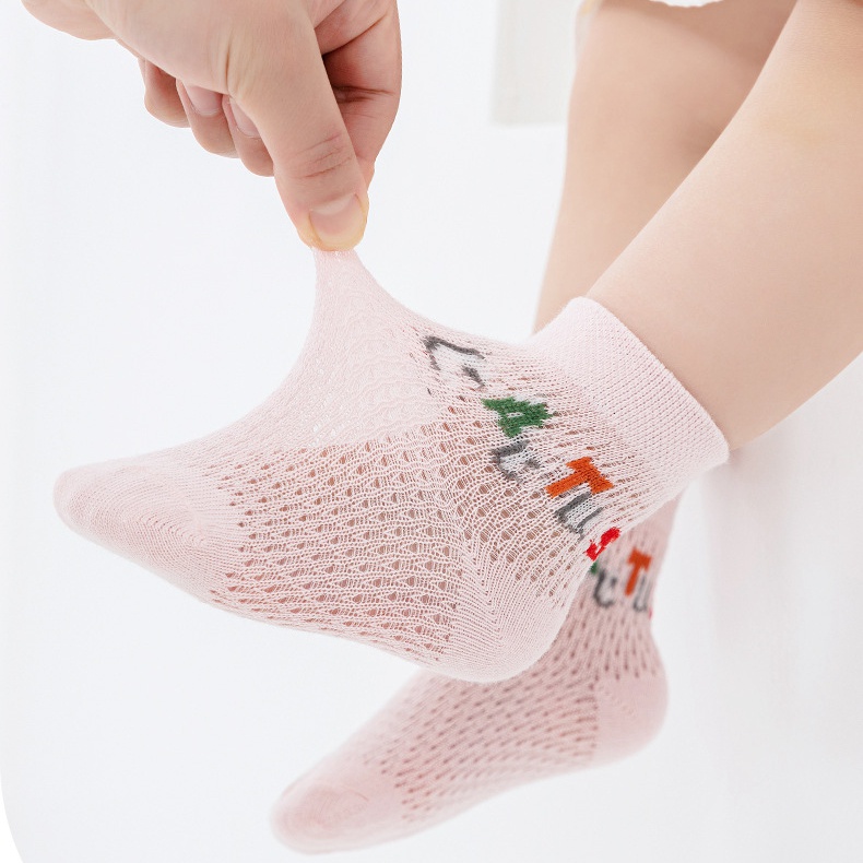 Set 5 Đôi Tất Cotton Hoạt Hình Đáng Yêu Dành Cho Bé 1-12 Tuổi
