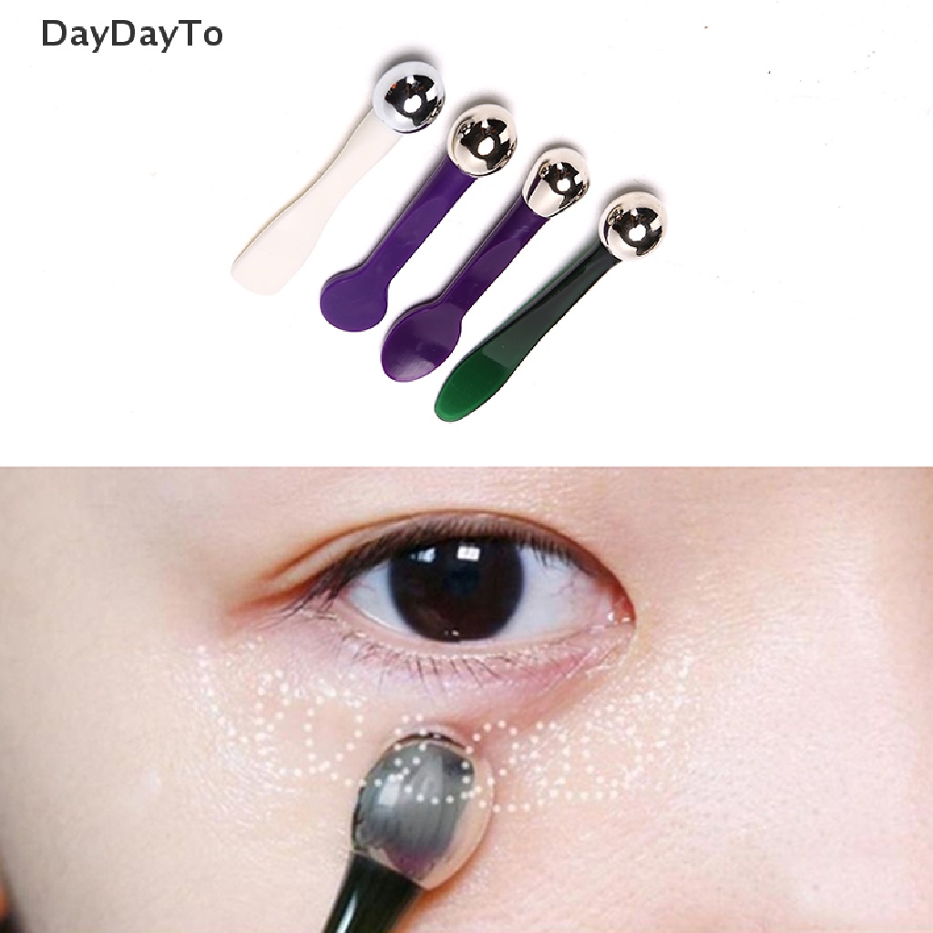 1 Que Kim Loại Dùng Thoa Kem Dưỡng Da Mắt Chống Bọng Mắt Tiện Dụng