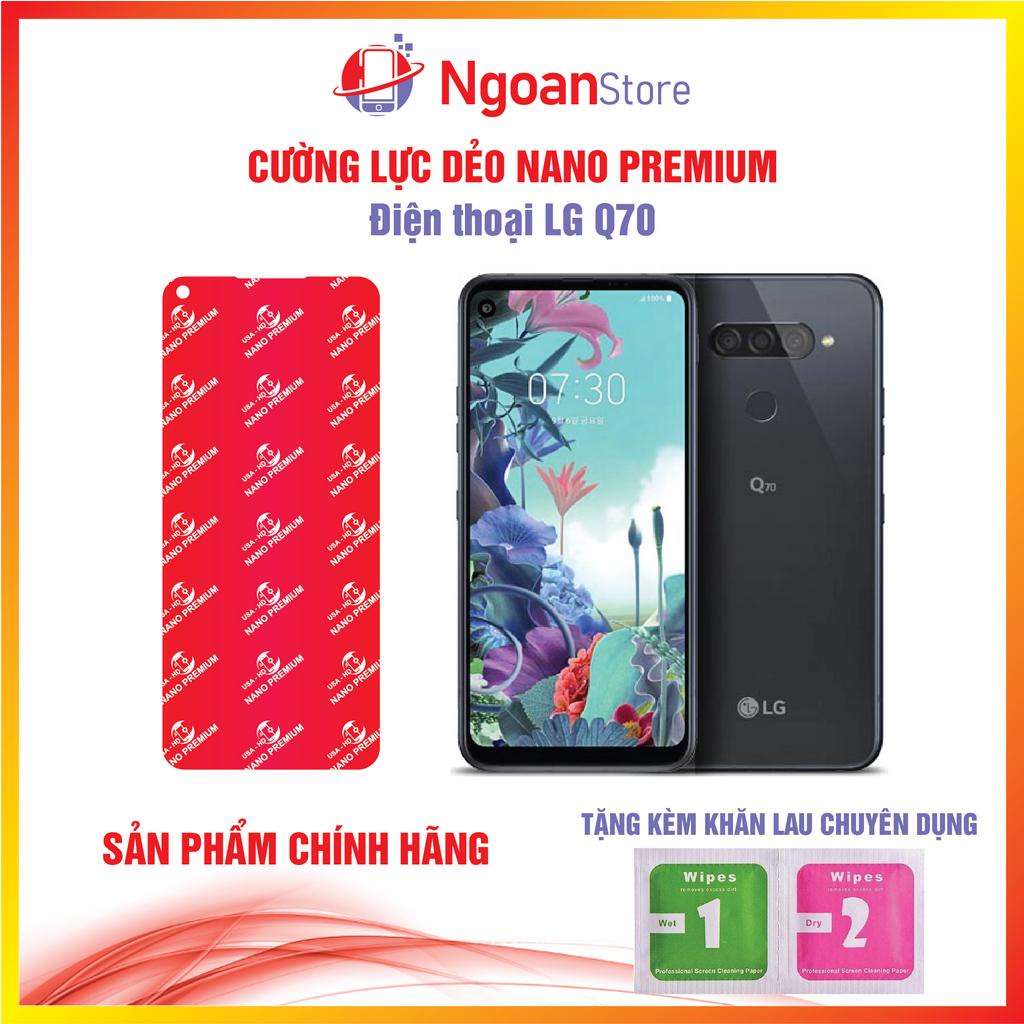 Cường lực dẻo Nano cho Điện thoại LG Q70 - Ngoan Store