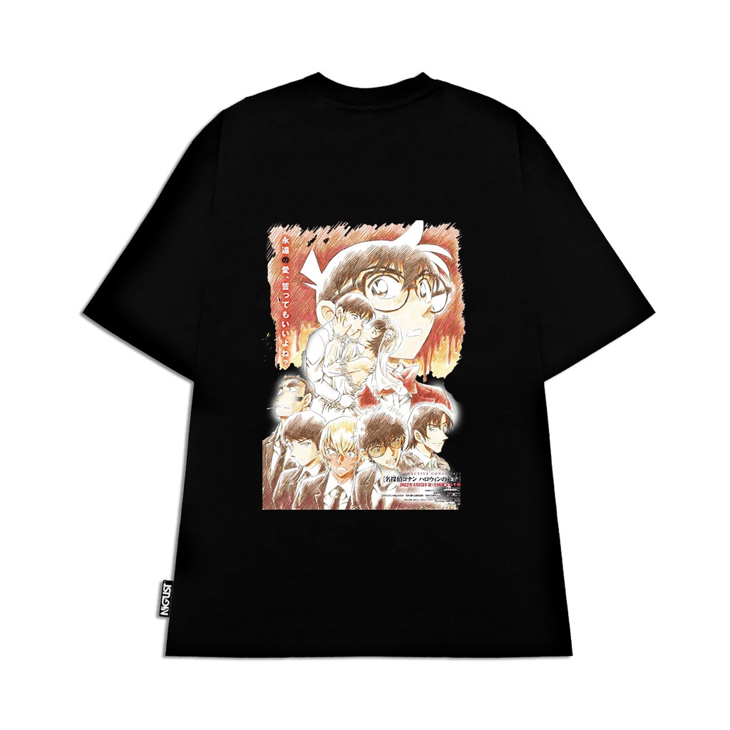Áo thun conan movie 25 unisex form rộng , áo thám tử lừng danh conan local brand chính hãng Nigust N227