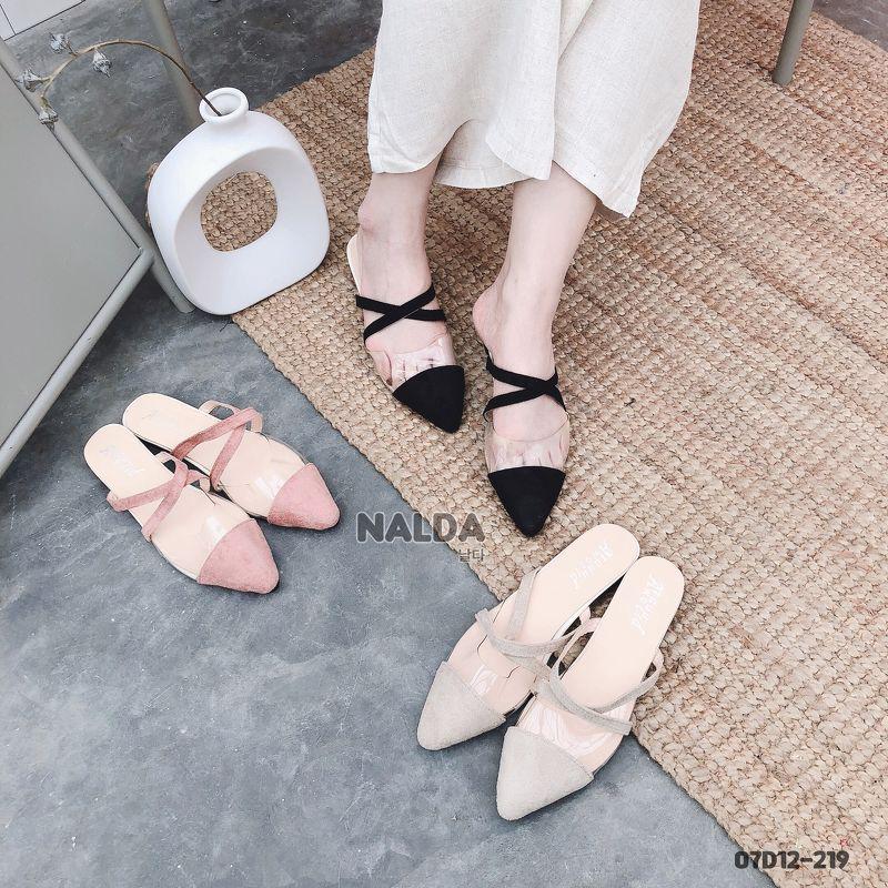 [Nalda] Dép sục da lộn pha trong 07D12