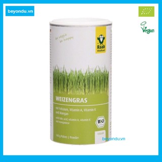 Bột cỏ lúa mì hữu cơ Raab Vitalfood