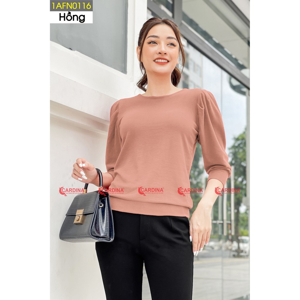 Áo Nỉ Nhung Nữ Tay Lỡ, Vai Bồng cao cấp 𝐂𝐀𝐑𝐃𝐈𝐍𝐀 Nhẹ Nhàng, Nữ Tính, Màu sắc ngọt ngào, trẻ trung hiện đại
