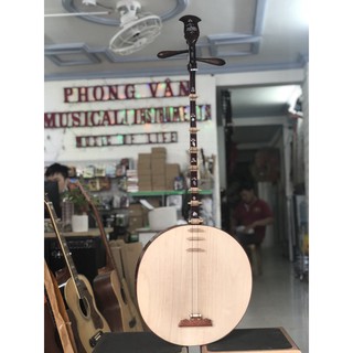 Đàn nguyệt gỗ hương khảm hoa-tặng bao và pick gãy