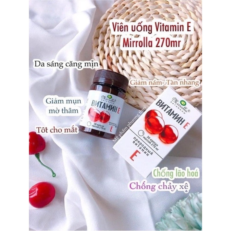 vitamin e đỏ nga - đẹp da - 1 set 3 lọ | Thế Giới Skin Care