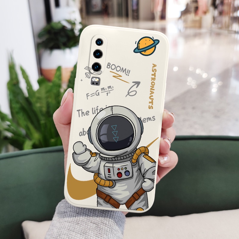 Ốp Điện Thoại Silicon Họa Tiết Phi Hành Gia Dành Cho Huawei P30 P20 Pro Lite 2019