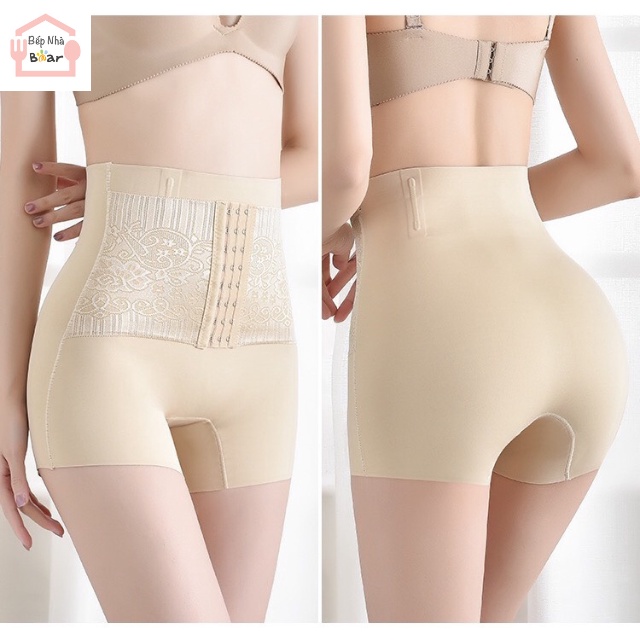 Quần gel bụng mắc cài Quần gel định hình vùng Bụng dưới sát người không lộ BẾP NHÀ BEAR