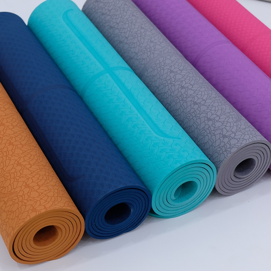 Thảm yoga MIKIE MAT 1 màu định tuyến Master Mat 6mm