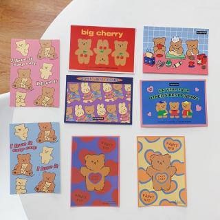 Thiệp Chúc Mừng Đa Năng Hình Gấu Hoạt Hình Dễ Thương