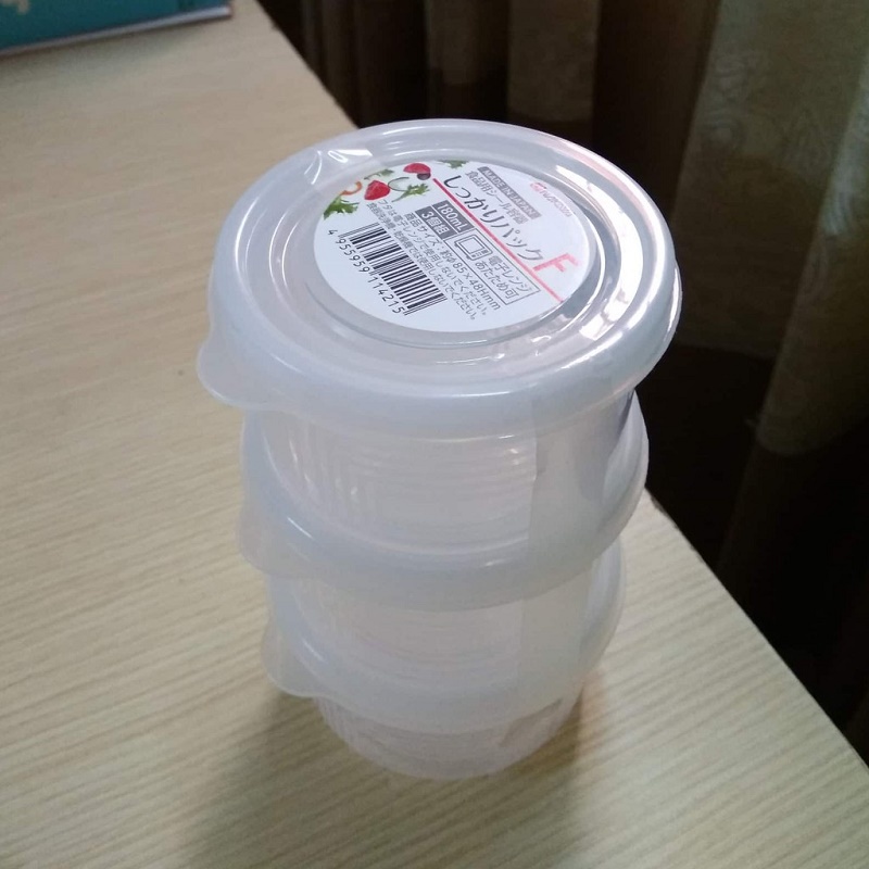 Set 3 hộp chia thực phẩm Nakaya Nhật Bản  Nhựa PP kháng khuẩn, không chứa BPA, dùng lò vi sóng, đông lạnh