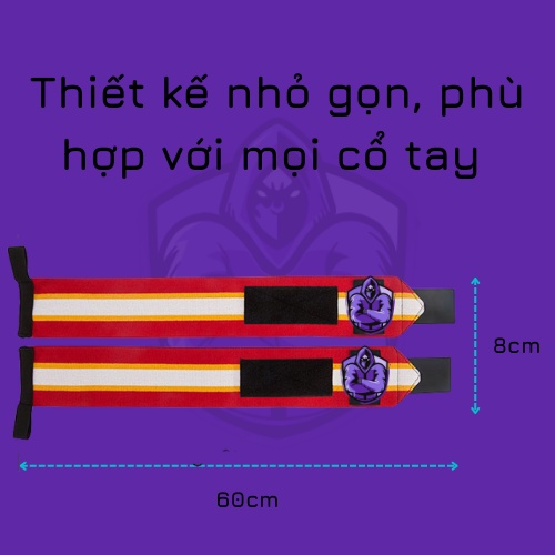 [GIÁ SIÊU RẺ] Bộ dây quấn cổ tay tập Gym giúp hạn chế trấn thương, an toàn trong tập luyện