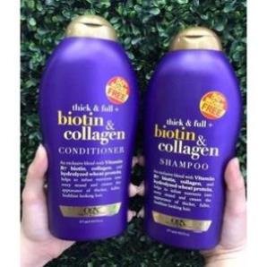 Dầu Gội Xả Biotin Collagen Chống Rụng Tóc Và Kích Thích Mọc Tóc 577ml(Một Cặp)