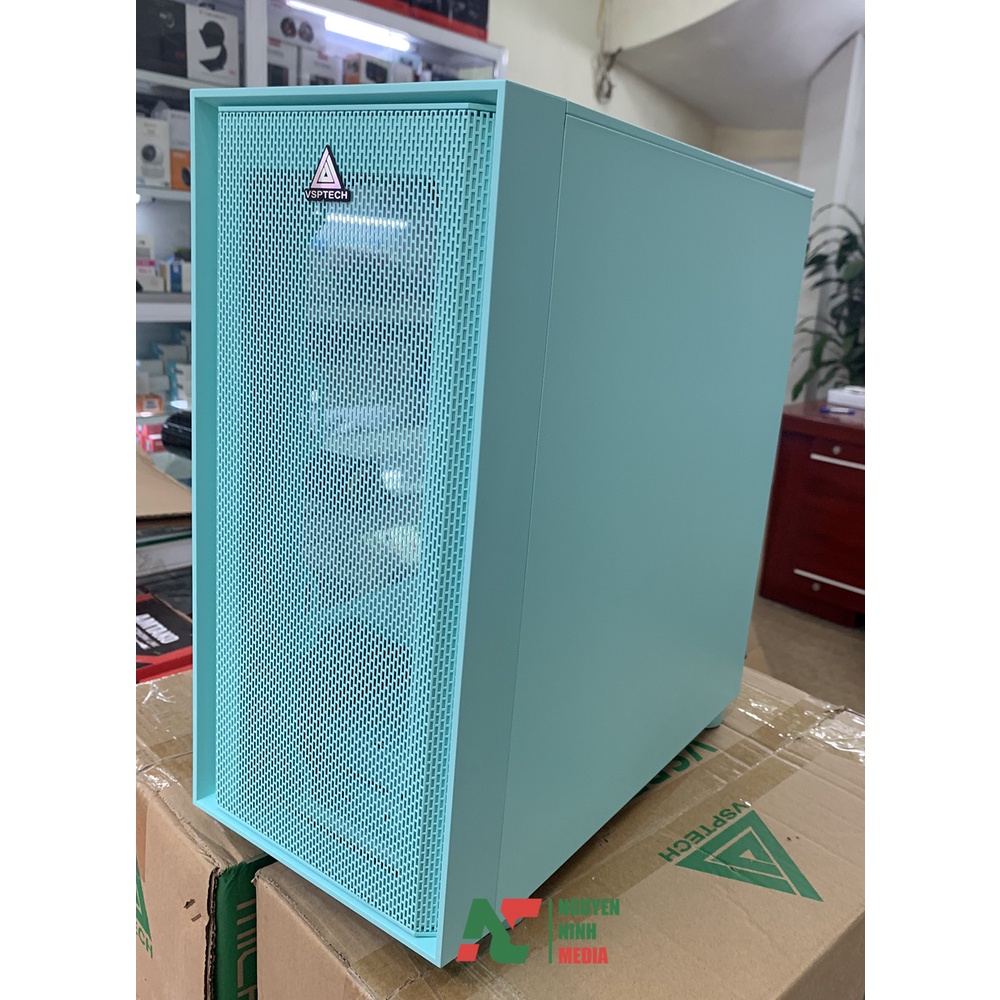 Vỏ Case Gaming VSP KA30 Green (Màu Xanh) - Hàng Chính Hãng