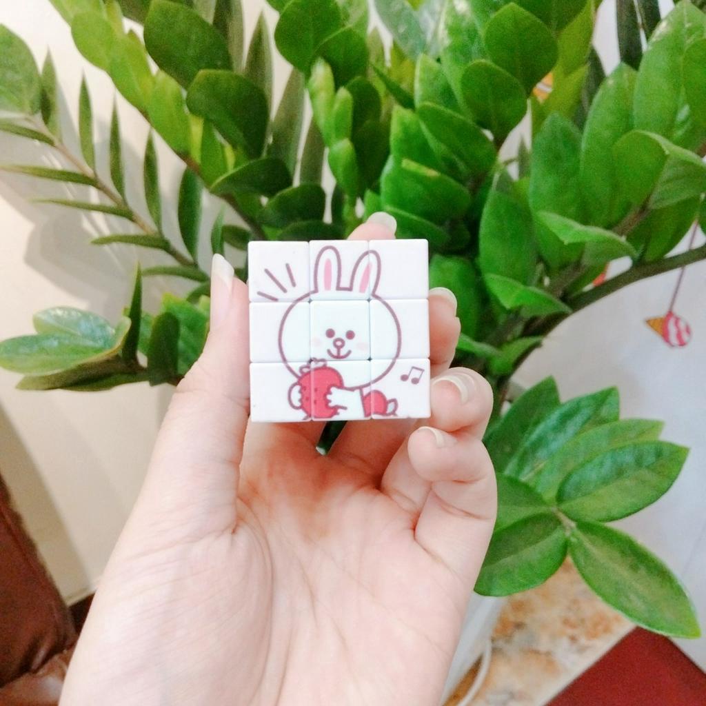 Rubik 3x3 hình Gấu Thỏ Vịt