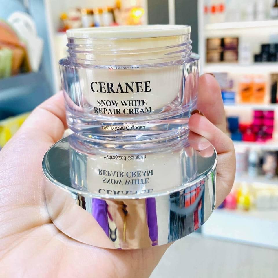 Kem Dưỡng CERANEE SNOW WHITE REPAIR Dưỡng Ẩm Chống Lão Hóa