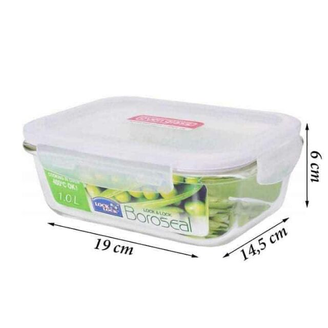 Hộp thủy tinh chịu nhiệt Lock&Lock Ensure 840ml, 1000ml | BigBuy360 - bigbuy360.vn