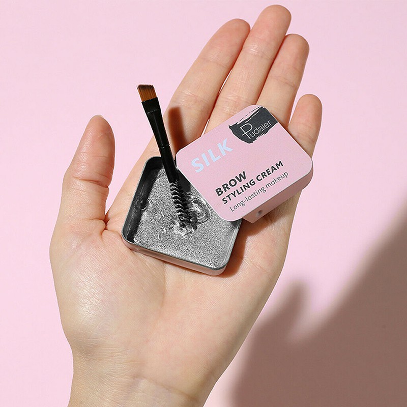 [Hàng mới về] Gel định hình lông mày 3D hiệu ứng lâu trôi tiện dụng kèm cọ | BigBuy360 - bigbuy360.vn