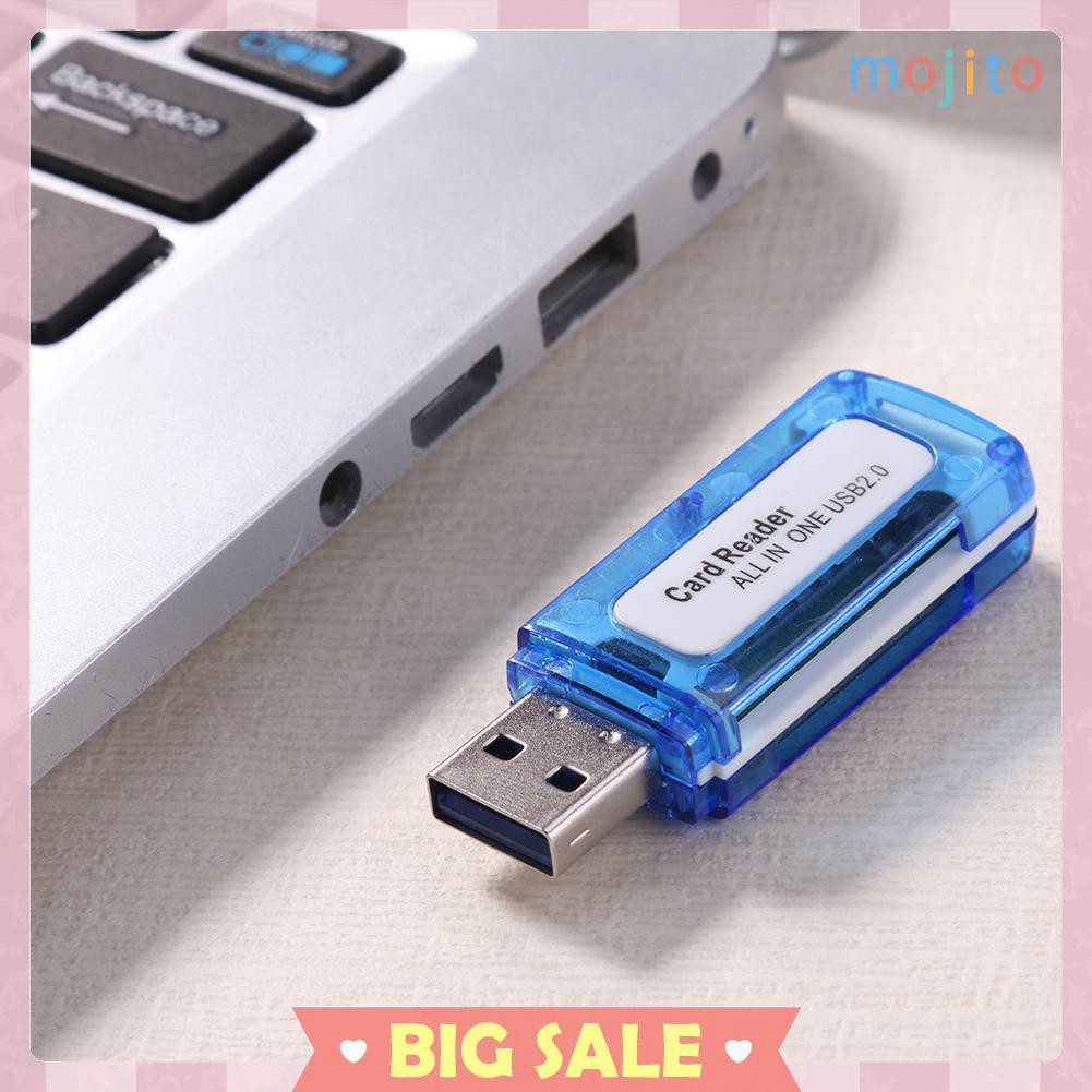 Đầu Đọc Thẻ Nhớ Usb 2.0 4 Trong 1 Cho Micro Sd Tf M2