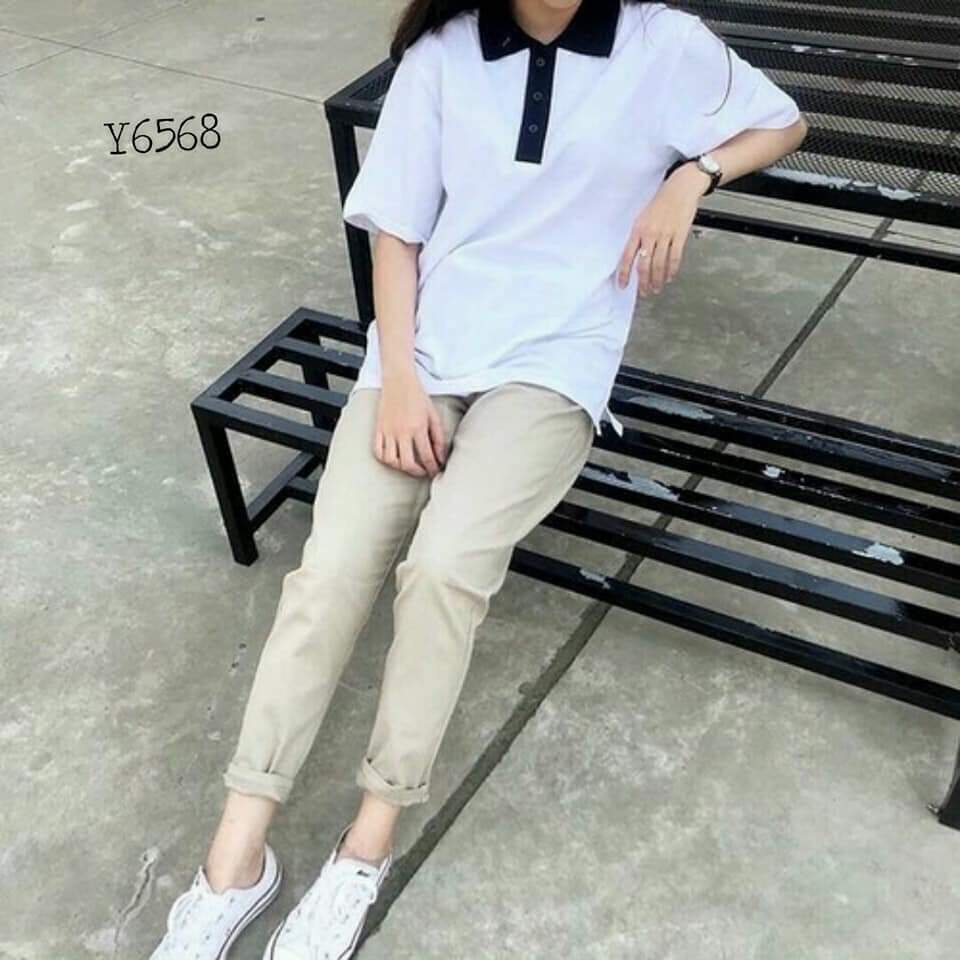Quần ống rộng dáng suông nam nữ , Quần baggy kaki ống rộng unisex