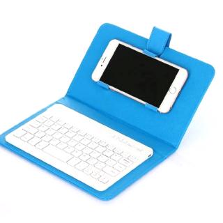 Bao Da Kèm Bàn Phím Bluetooth Cho Iphone / Android 4.5-6.8inch Đa Năng