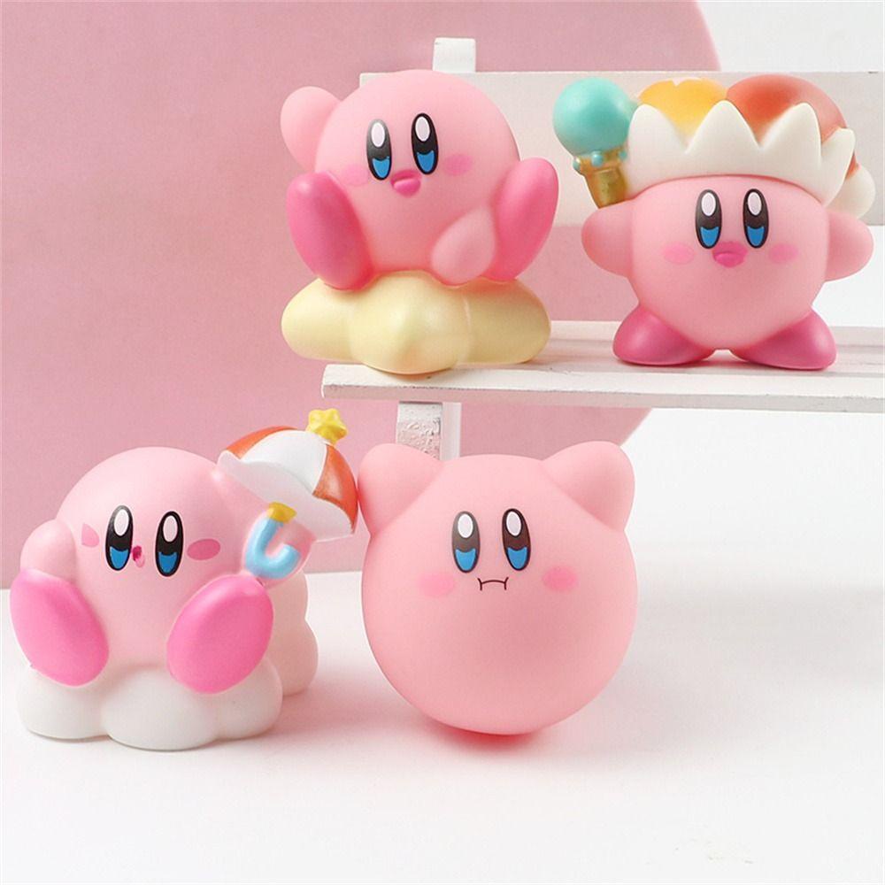 Mô Hình Nhân Vật Kirby Hoạt Hình Mini Bằng PVC