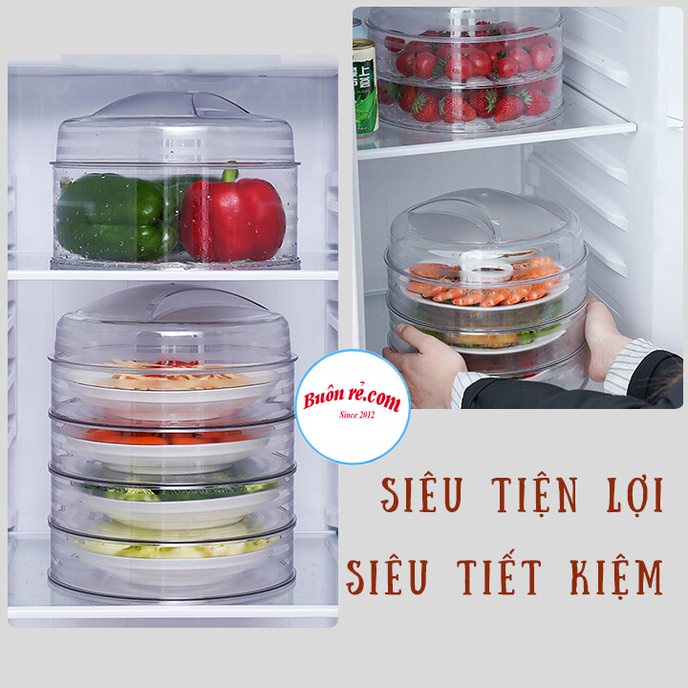 Lồng bàn Đa Năng 5 tầng nhựa Việt Nhật 2676 - Lồng bàn giữ nhiệt thiết kế thông minh, nhựa dẻo dai 01273