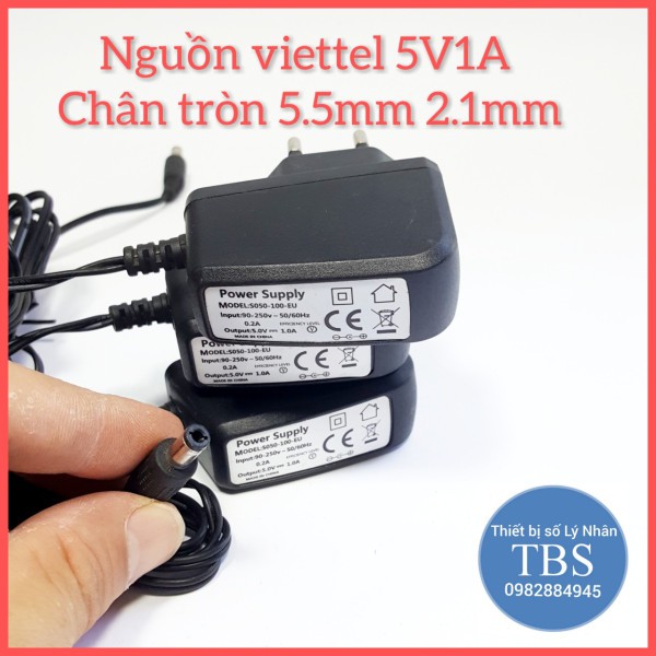 Nguồn Bixolon / nguồn 5V 1.2 A chân tròn 5,5mm*2,1mm chính hãng
