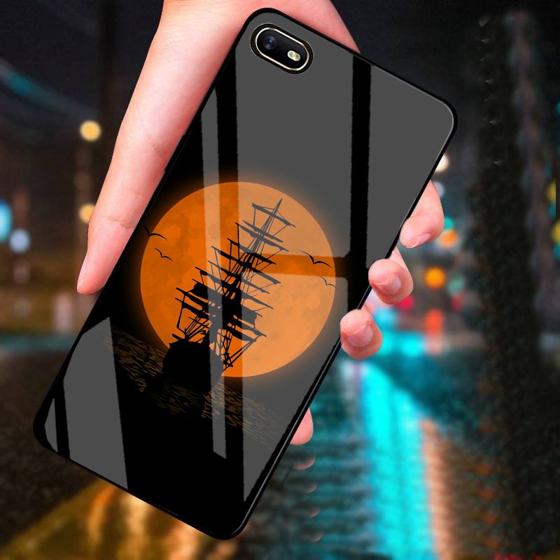 Ốp Lưng OPPO A1k mặt kính cường lực cao cấp thiết kế riêng