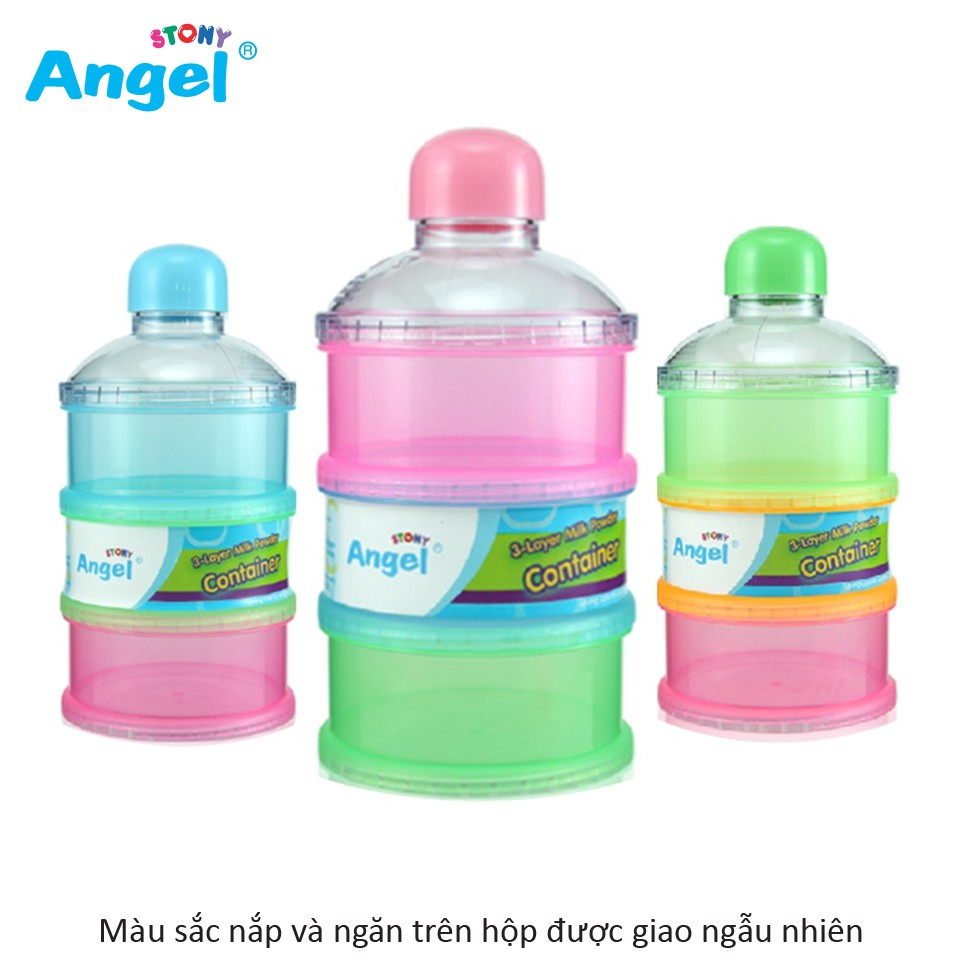 Hộp đựng sữa bột Angel Stony 3 / 4 Ngăn