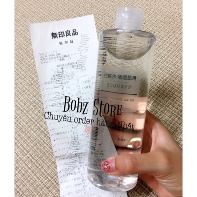 TONER MUJI - Light toning water 200ml/400ml