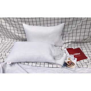 Đôi Ruột Gối Lông Vũ Sọc Kẻ OSAKA XUất Nhật(2 chiếc)