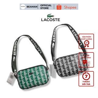 Túi đeo chéo unisex lct cá sấu họa tiết monogram kt 22x13x5cm chất da simily cao cấp hàng full tem tag logo chuẩn hãng