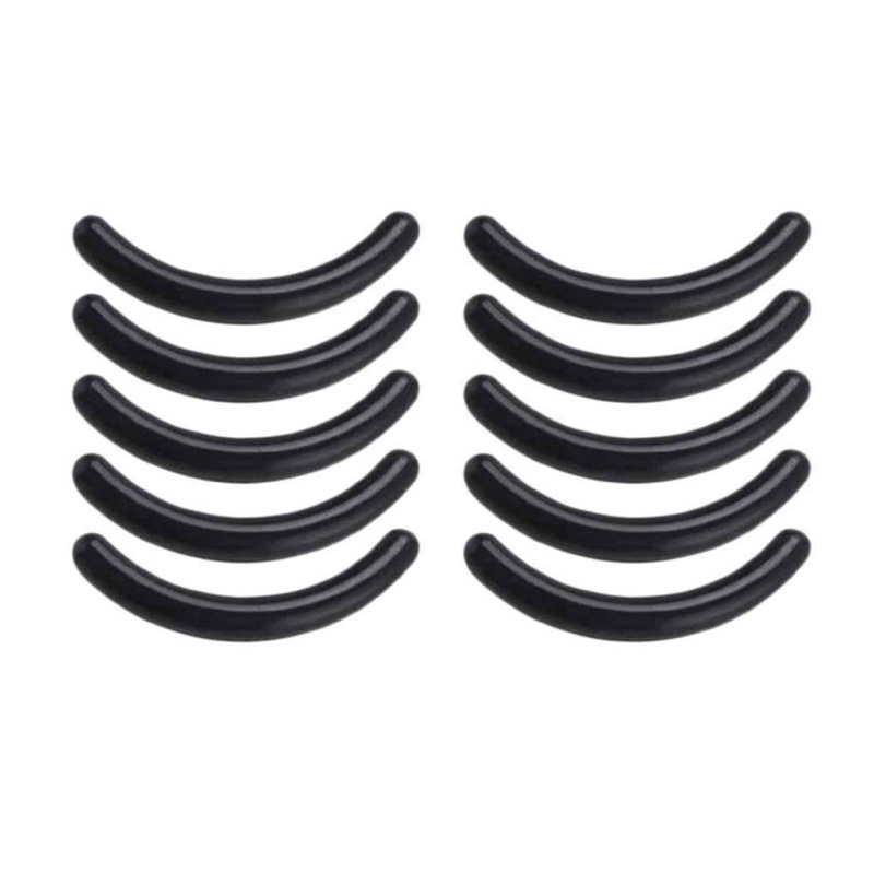 Set 10 Miếng Đệm Cao Su Màu Đen Gắn Kẹp Bấm Mi