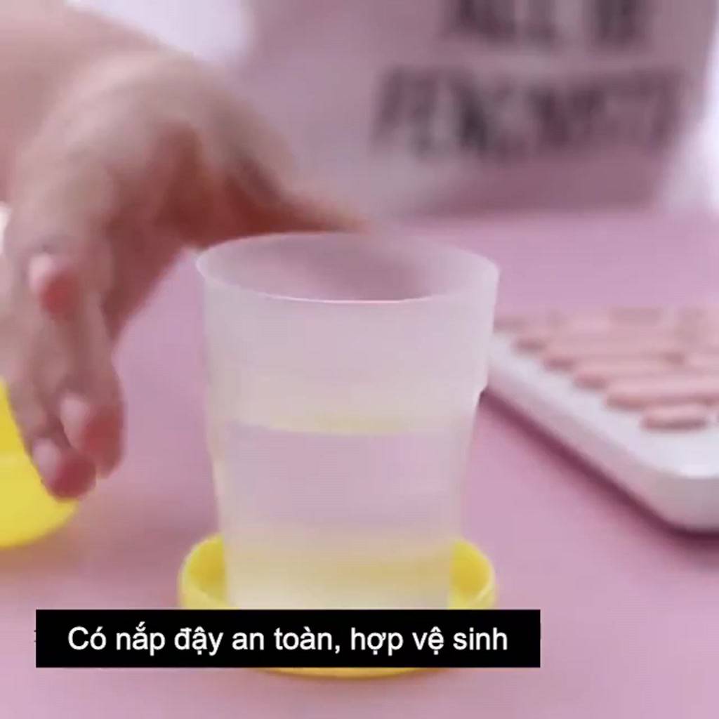 Cốc Nhựa Gấp Gọn Du Lịch Hoạt Hình, Ly Gấp Gọn Hình Thú Tiện Lợi Khi Đi Làm, Dã Ngoại, Chất Liệu Nhựa An Toàn | BigBuy360 - bigbuy360.vn