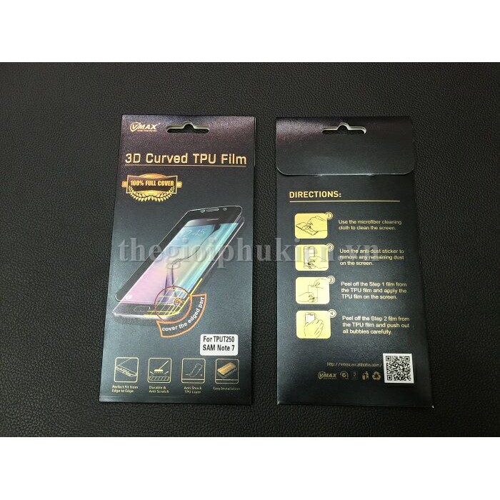 Miếng dán dẻo Galaxy S6/ S6 Edge/ S6 edge Plus chính hãng Vmax Full màn hình