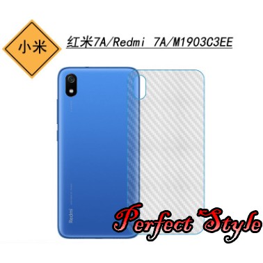 Dán cacbon mặt sau Redmi 7A