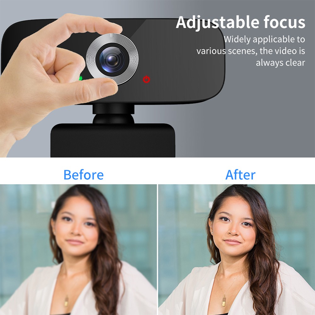 Webcam 1080p Hd Có Cổng Usb Cho Máy Tính | BigBuy360 - bigbuy360.vn