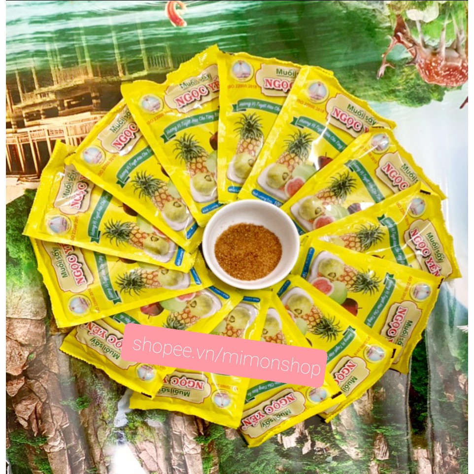 Muối Sấy Ngọc Yến 100g đặc sản Đồng Tháp - Muối chấm trái cây ngon - gia vị ướp thịt ngon, nêm nếm thức ăn | BigBuy360 - bigbuy360.vn