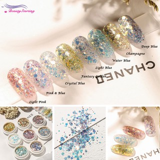BT Sequin trang trí móng tay nhiều màu độc đáo tiện dụng