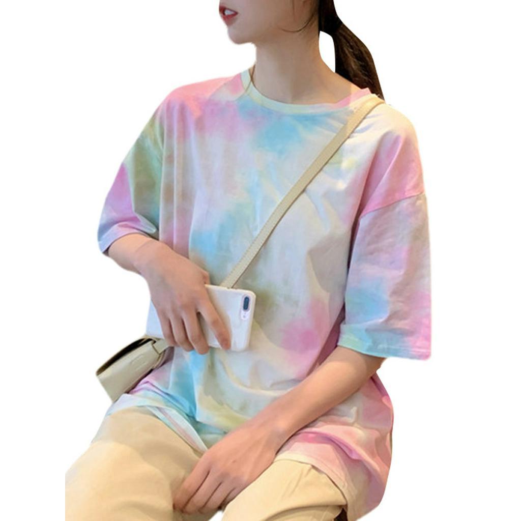 Áo Thun Nữ Ngắn Tay Cổ Tròn Thời Trang