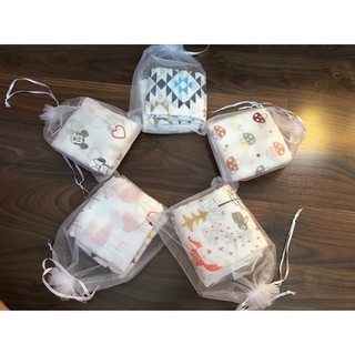 Set khăn sữa aden sợi tre túi lưới
