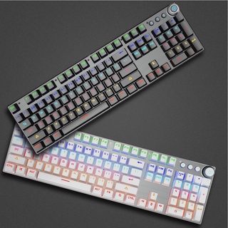 Bàn phím cơ gaming leaven k990 - led rgb rainbow - chống nước - chống bụi - blue switch