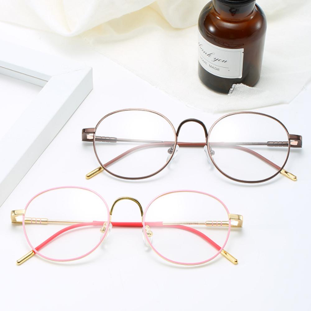 JUNE Kính Mát Gọng Kim Loại Siêu Nhẹ Phong Cách Vintage Thời Trang Unisex