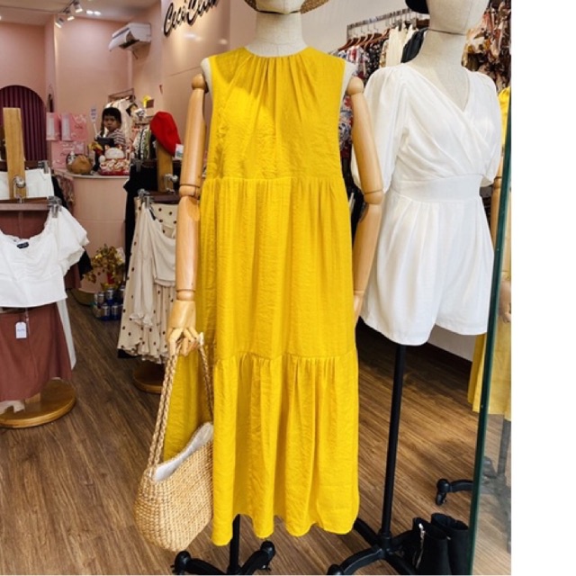 Đầm Maxi vàng