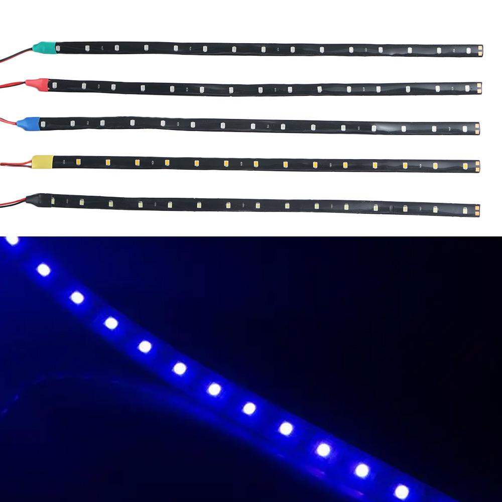 Dải Đèn LED DRL 15 Bóng 30CM Thông Dụng Cho Xe Hơi / Xe Đạp DIY VANES1