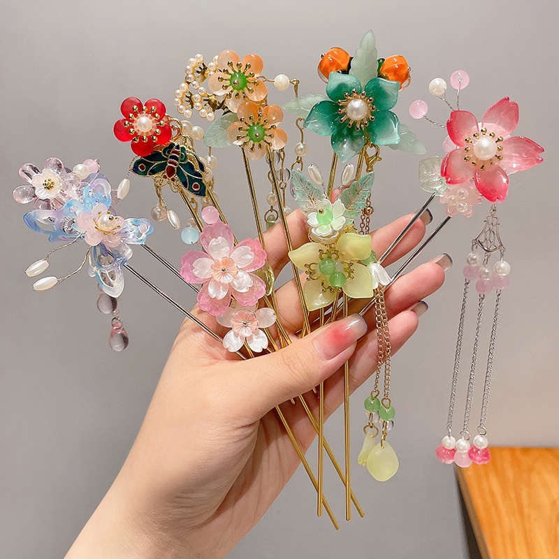 Trâm Cài Tóc Phong Cách Cổ Điển Retro Thời Trang Mùa Hè Mới Cho Nữ