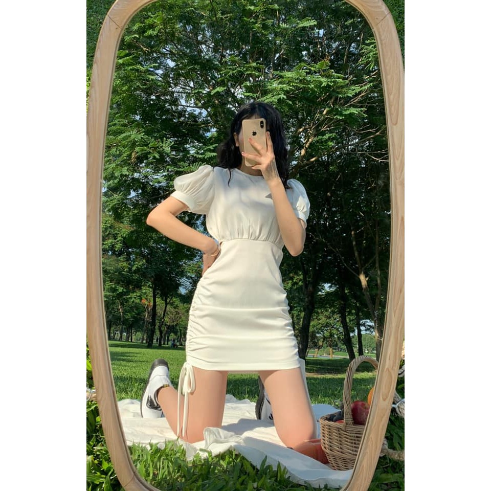 Váy tay bổng hở eo kèm ảnh thật ( Kirin dress) | BigBuy360 - bigbuy360.vn